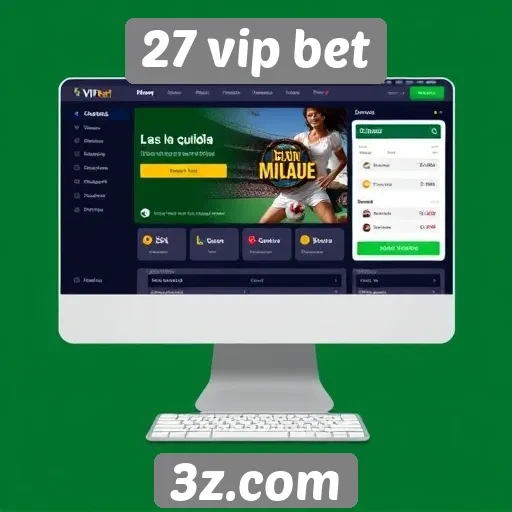 Avaliação da interface do site 27 vip bet